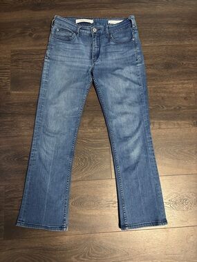 Pilcro by Anthropologie High Rise Bootcut Blue Denim Jeans
